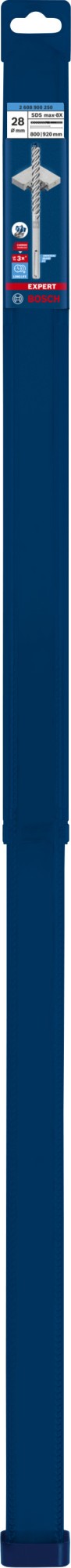 Broca para martillo EXPERT SDS max-8X de 28 x 800 x 920 mm