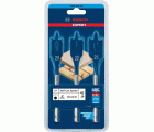 Set de brocas fresadoras planas EXPERT Self Cut Speed de 20/22/25 mm, 3 unidades