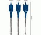 Set de brocas fresadoras planas EXPERT Self Cut Speed de 20/22/25 mm, 3 unidades