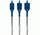 Set de brocas fresadoras planas EXPERT Self Cut Speed de 20/22/25 mm, 3 unidades
