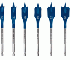 Set de brocas fresadoras planas EXPERT Self Cut Speed de 13/16/19/20/22/25 mm, 6 unidades