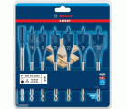 Set de brocas fresadoras planas EXPERT Self Cut Speed de 16/18/20/22/25/32 mm, 7 unidades