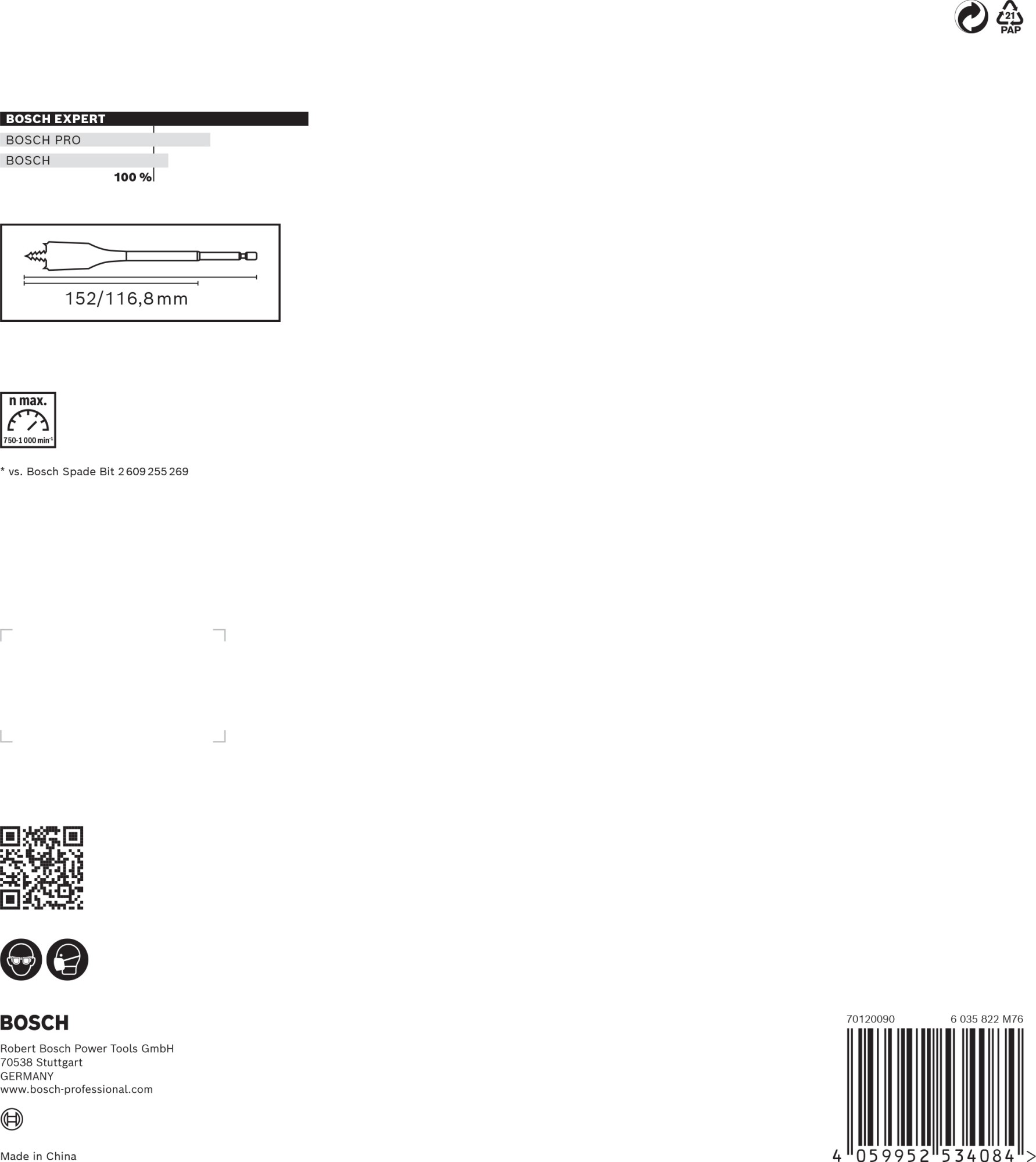 Set de brocas fresadoras planas EXPERT Self Cut Speed de 16/18/20/22/25/32 mm, 7 unidades