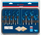Set de brocas fresadoras planas EXPERT Self Cut Speed de 10/12/13/14/16/18/20/22/24/25/28/30/32 mm, 13 unidades