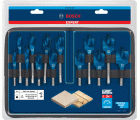 Set de brocas fresadoras planas EXPERT Self Cut Speed de 10/12/13/14/16/18/20/22/24/25/28/30/32 mm, 13 unidades