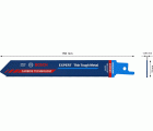 Hoja de sierra sable EXPERT 'Thin Tough Metal' S 922 EHM, 1 unidad