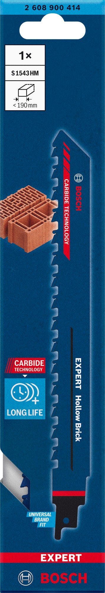 Hoja de sierra sable EXPERT 'Hollow Brick' S 1543 HM, 1 unidad