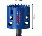 Sierra de corona EXPERT Tough Material de 67 x 60 mm