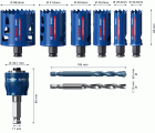 Set de sierras de corona EXPERT Multi Material de 22/25/35/40/51/68 mm, 9 uds.
