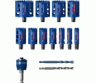 Set de sierras de corona EXPERT Multi Material de 20/22/25/32/35/40/44/51/60/64/76 mm, 14 uds.