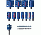 Set de sierras de corona EXPERT Multi Material de 20/22/25/32/35/40/44/51/60/68/76 mm, 14 uds.