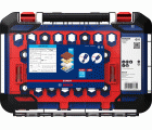Set de sierra de corona EXPERT Construction Material de 20/22/25/32/35/40/44/51/60/68/76 mm, 15 unidades