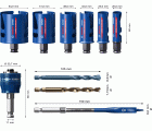 Set de sierra de corona EXPERT Construction Material de 20/25/32/38/51/64 mm, 10 unidades