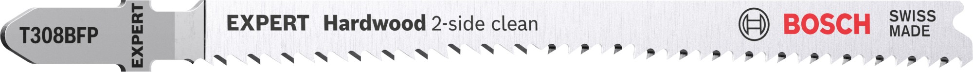 Hoja de sierra de calar EXPERT Hardwood 2-side clean T308BFP, 5 uds.