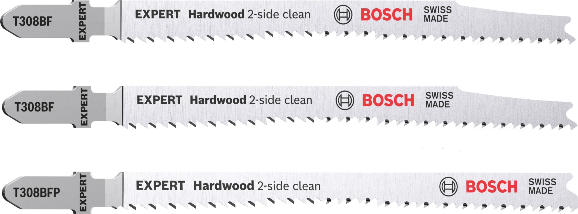 Set de hojas de sierra de calar EXPERT Hardwood 2-side clean
