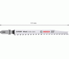Hoja de sierra de calar EXPERT 'Wood 2-side clean' T 308 B, 3 unidades