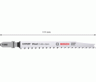 Hoja de sierra de calar EXPERT 'Wood 2-side clean' T 308 B, 100 unidades