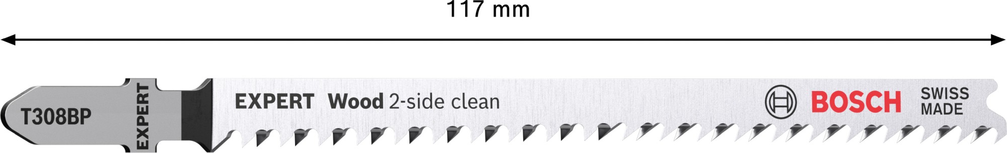 Hoja de sierra de calar EXPERT Wood 2-side clean T308BP, 5 uds.