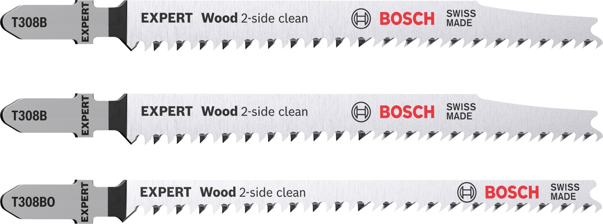 Set de hojas de sierra de calar EXPERT Wood 2-side clean