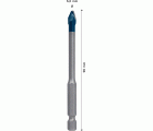 Broca EXPERT HEX-9 Hard Ceramic, 6 x 90 mm