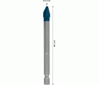 Broca EXPERT HEX-9 Hard Ceramic, 8 x 90 mm