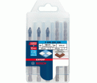 Set mixto de brocas EXPERT HEX-9 Hard Ceramic de 6 mm, 5 unidades