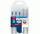 Set mixto de brocas EXPERT HEX-9 Hard Ceramic de 6 mm, 5 unidades