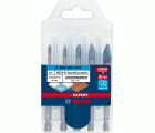 Set de brocas EXPERT HEX-9 Hard Ceramic, 4 x 90; 5 x 90; 6 x 90; 8 x 90; 10 x 90 mm, 5 unidades