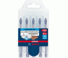 Set de brocas para tejas EXPERT HEX-9 Hard Ceramic de 6 mm, 5 unidades