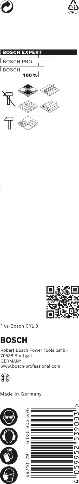 Broca EXPERT CYL-9 MultiConstruction de 5 x 90 x 150 mm