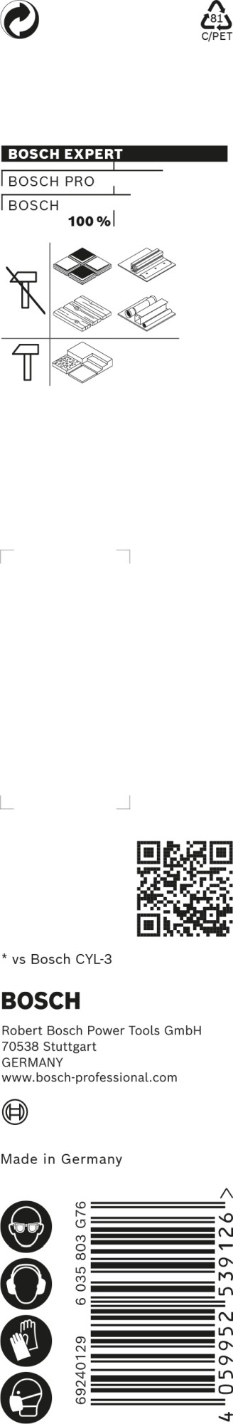 Broca EXPERT CYL-9 MultiConstruction de 7 x 90 x 150 mm