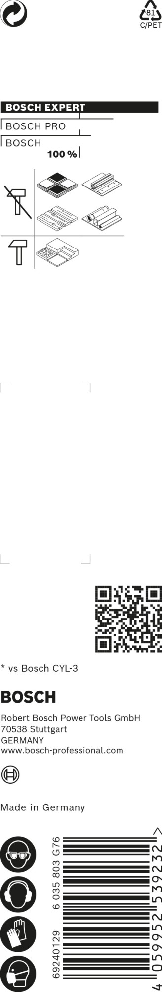 Broca EXPERT CYL-9 MultiConstruction de 11 x 90 x 150 mm