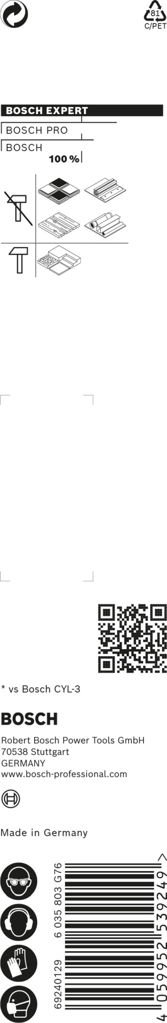 Broca EXPERT CYL-9 MultiConstruction de 12 x 90 x 150 mm