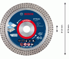 Disco de corte de diamante EXPERT HardCeramic 76 mm de 76 x 1,5 x 10 mm