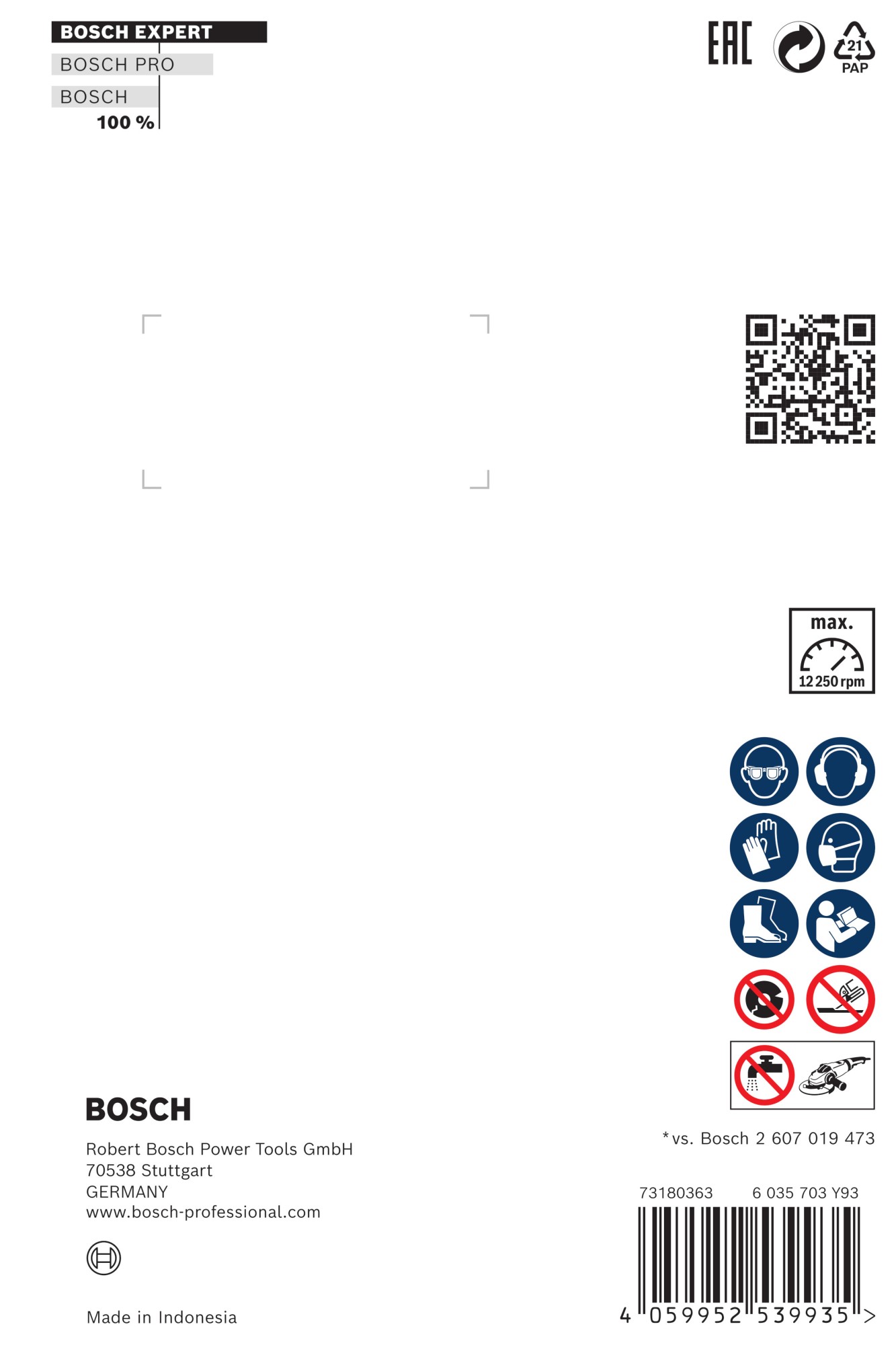 Disco de corte de diamante EXPERT HardCeramic X-LOCK de 125 x 22,23 x 1,4 x 10 mm