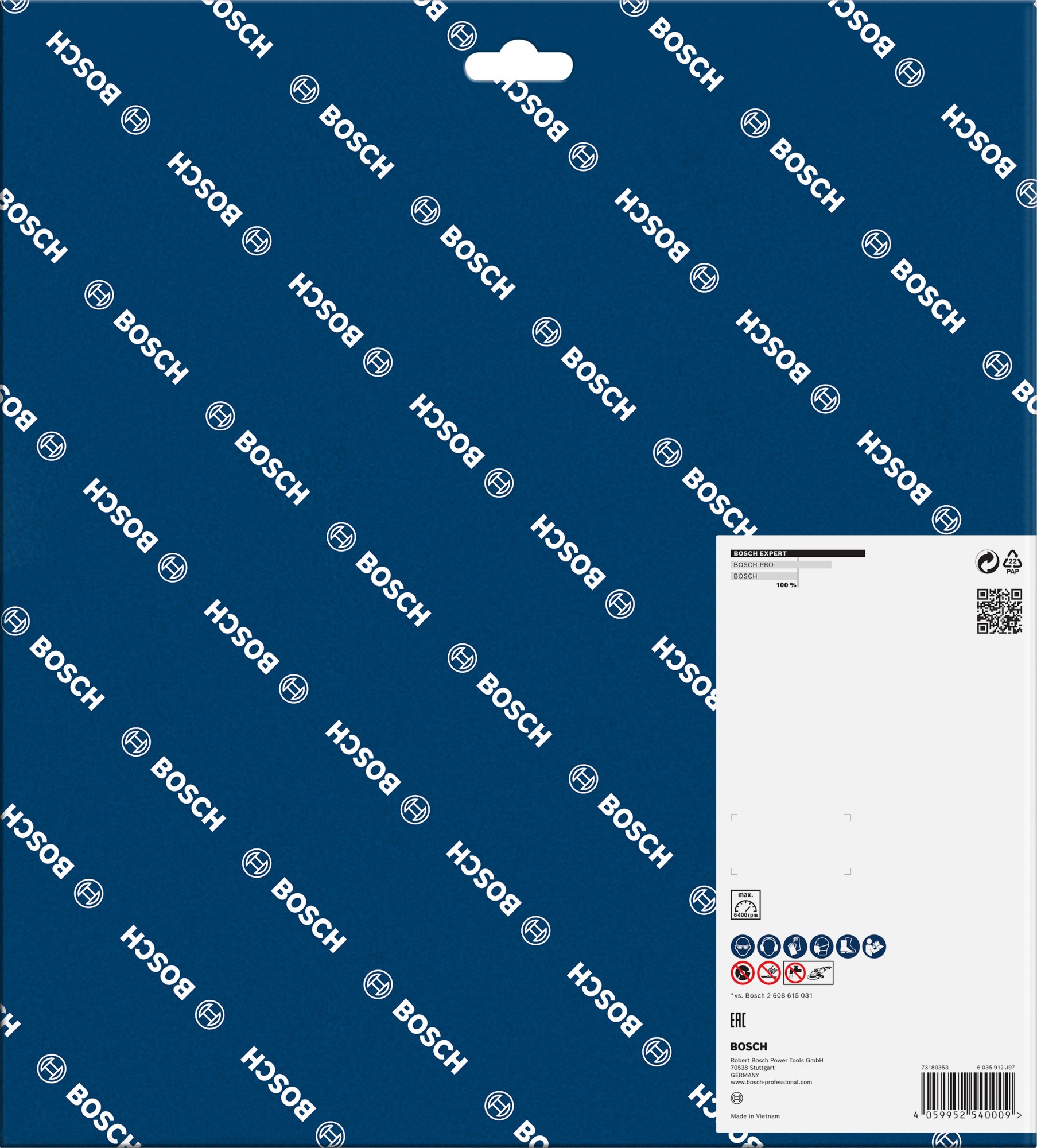 Disco de corte de diamante EXPERT MultiMaterial de 300 x 22,23 x 2,8 x 15 mm