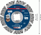 Disco de corte de diamante EXPERT MultiMaterial X-LOCK de 125 x 22,23 x 2,4 x 12 mm