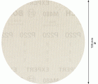 Malla de lija EXPERT M480 para lijadoras excéntricas de 125 mm, G 220, 5 unidades