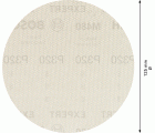 Malla de lija EXPERT M480 para lijadoras excéntricas de 125 mm, G 320, 5 unidades