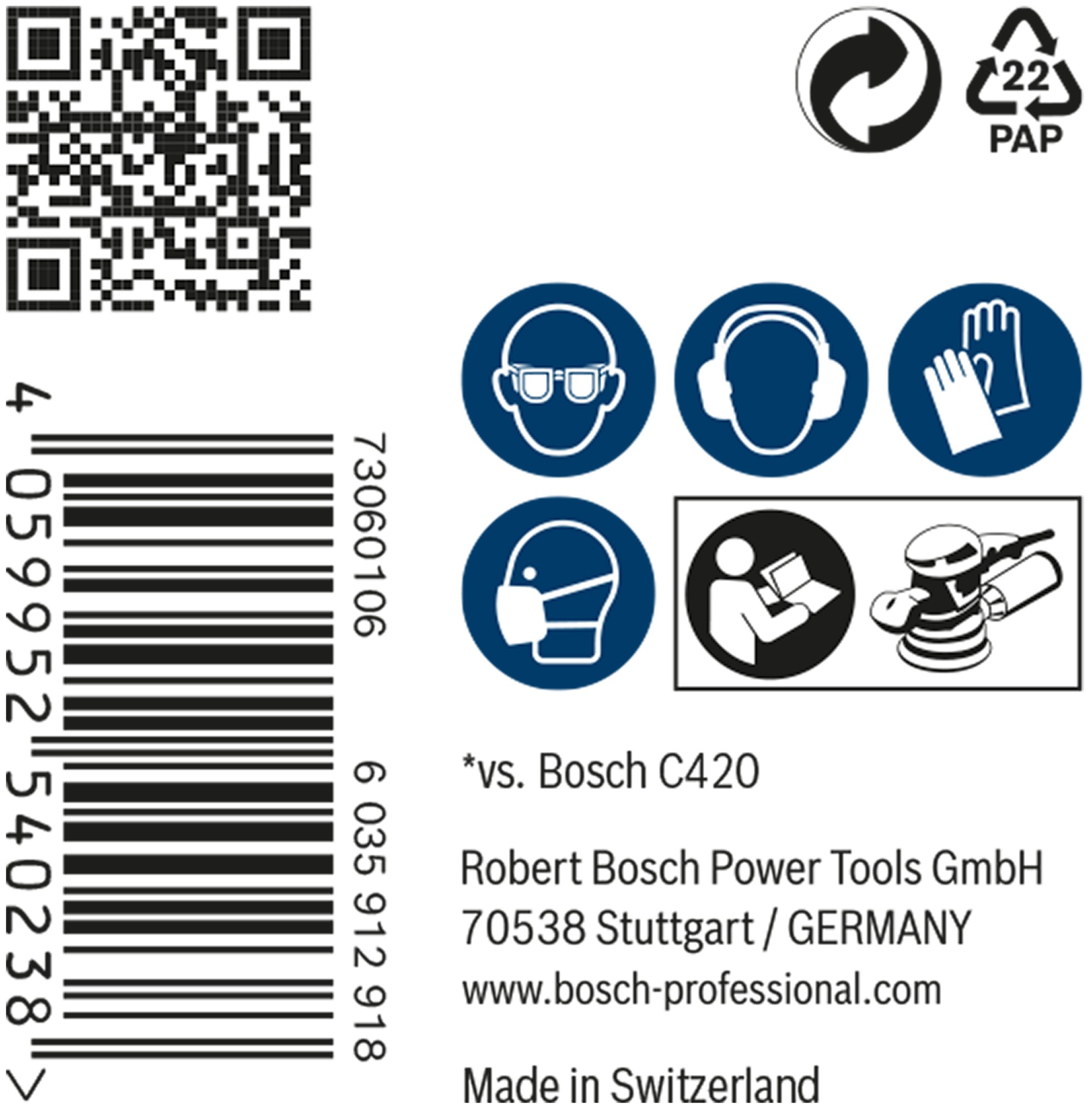Malla de lija EXPERT M480 para lijadoras excéntricas de 125 mm, G 220, 50 unidades