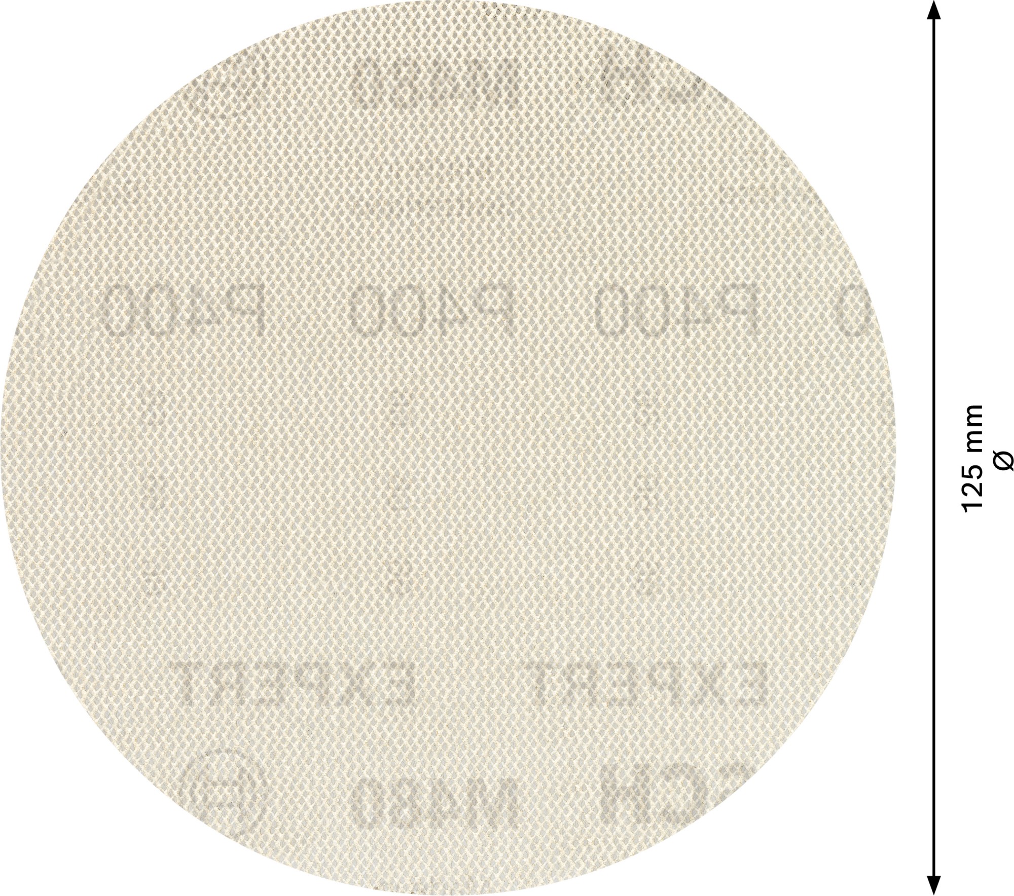 Malla de lija EXPERT M480 para lijadoras excéntricas de 125 mm, G 400, 50 unidades