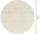Malla de lija EXPERT M480 para lijadoras excéntricas de 150 mm, G 240, 5 unidades
