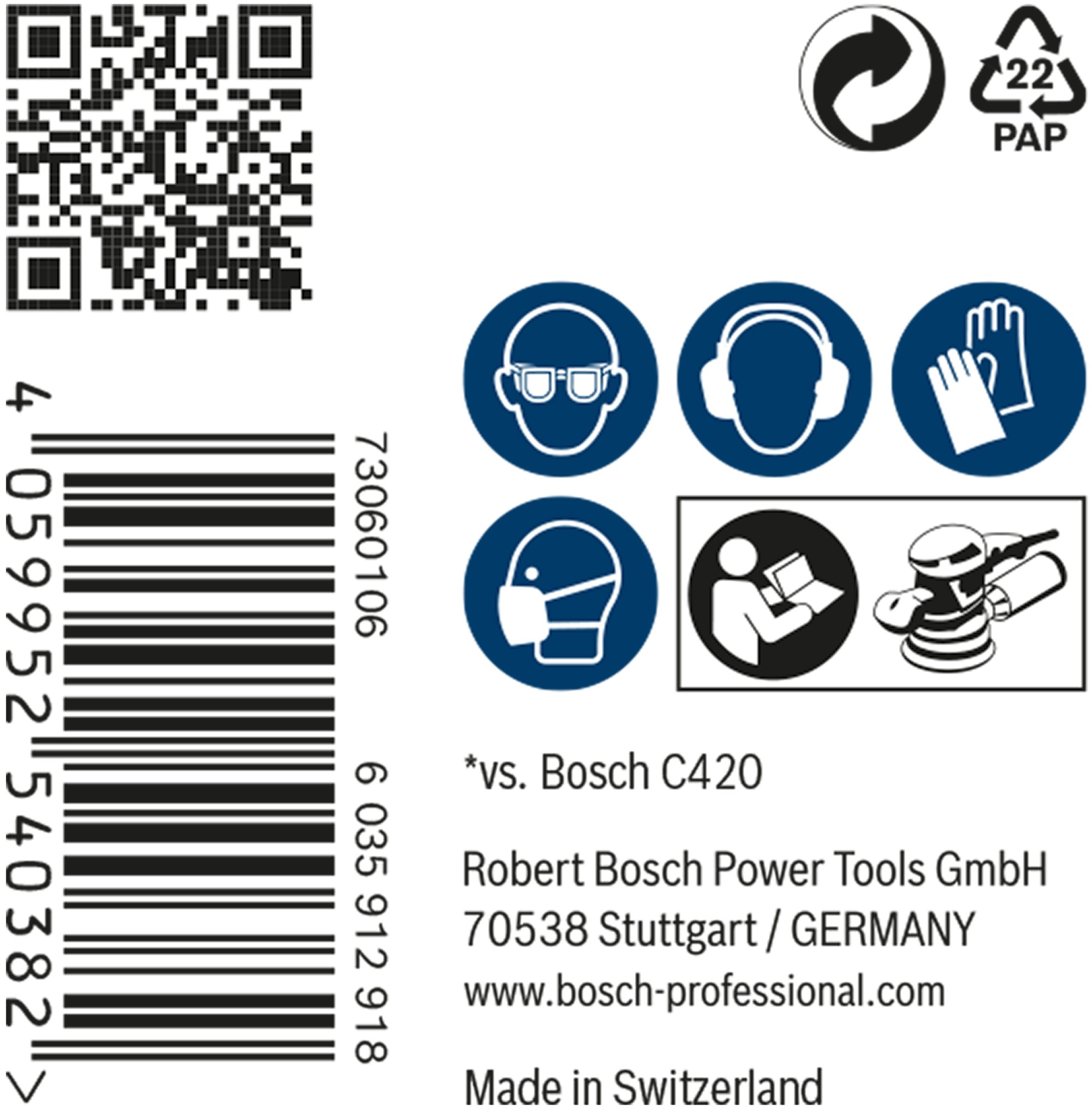 Malla de lija EXPERT M480 para lijadoras excéntricas de 150 mm, G 120, 50 unidades