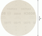Malla de lija EXPERT M480 para lijadoras excéntricas de 150 mm, G 180, 50 unidades