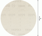 Malla de lija EXPERT M480 para lijadoras excéntricas de 150 mm, G 220, 50 unidades