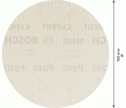 Malla de lija EXPERT M480 para lijadoras excéntricas de 150 mm, G 240, 50 unidades
