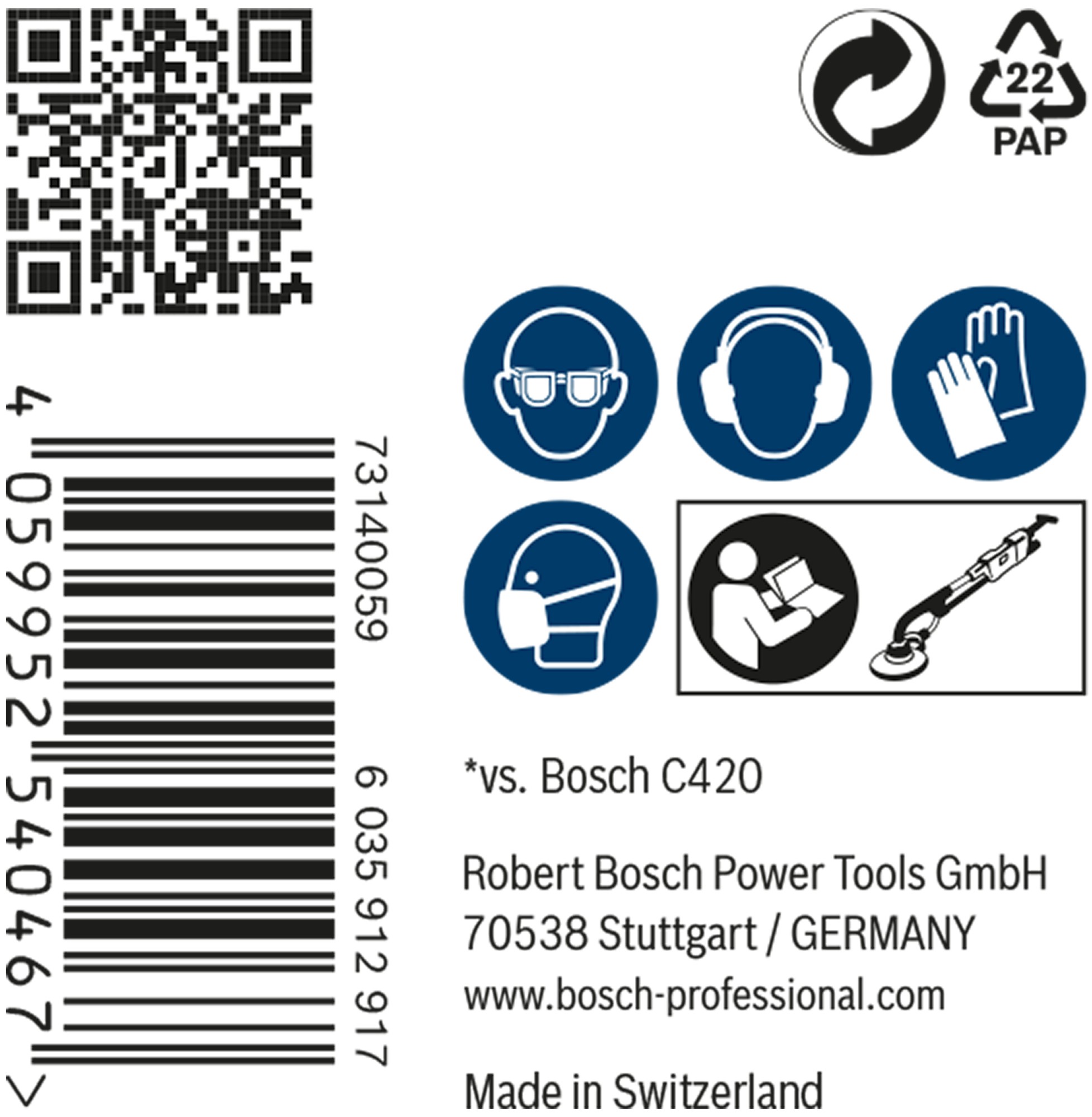 Malla de lija EXPERT M480 para lijadoras de cartón-yeso de 225 mm, G 100, 25 unidades