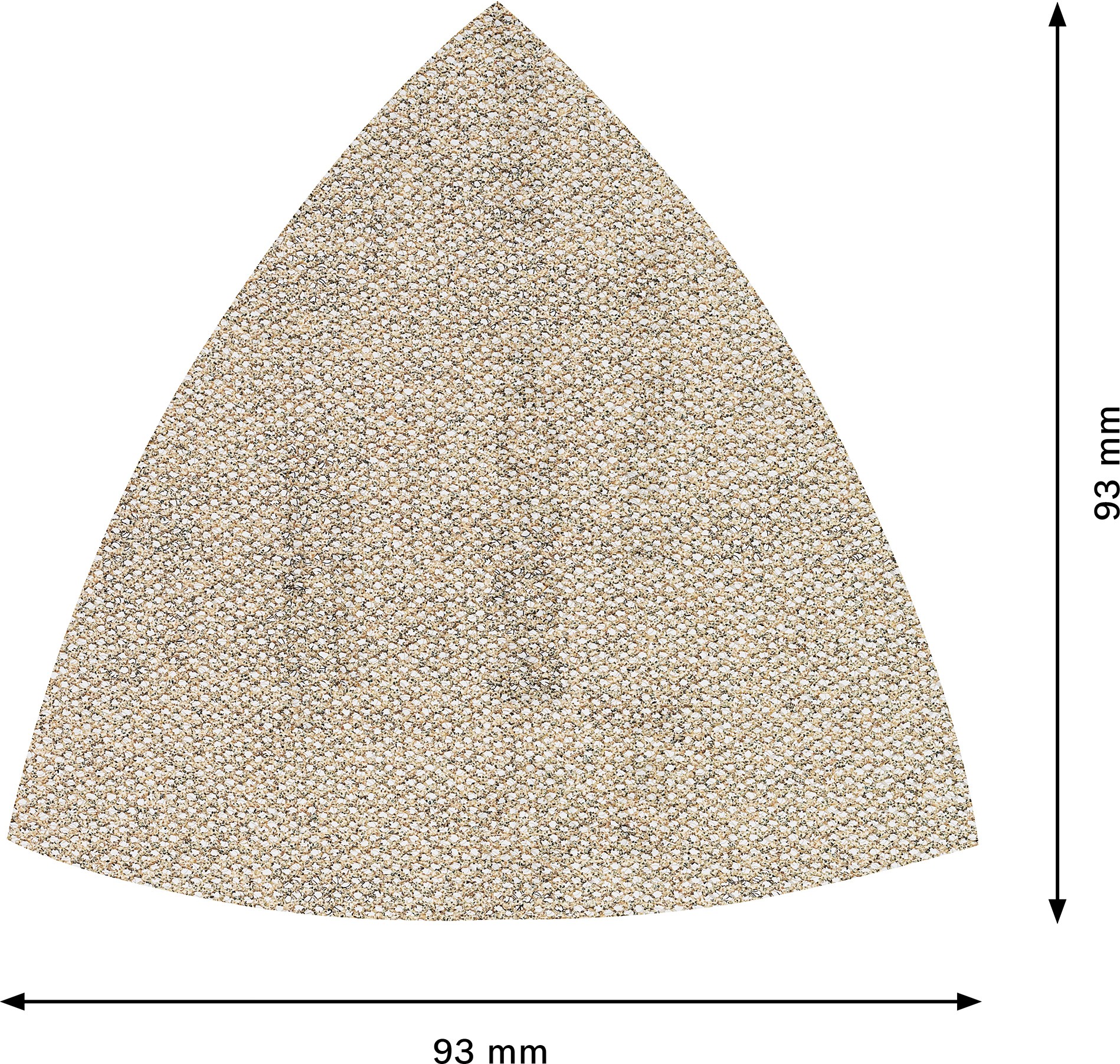 Malla de lija EXPERT M480 para lijadoras delta de 93 mm, G 80, 5 unidades