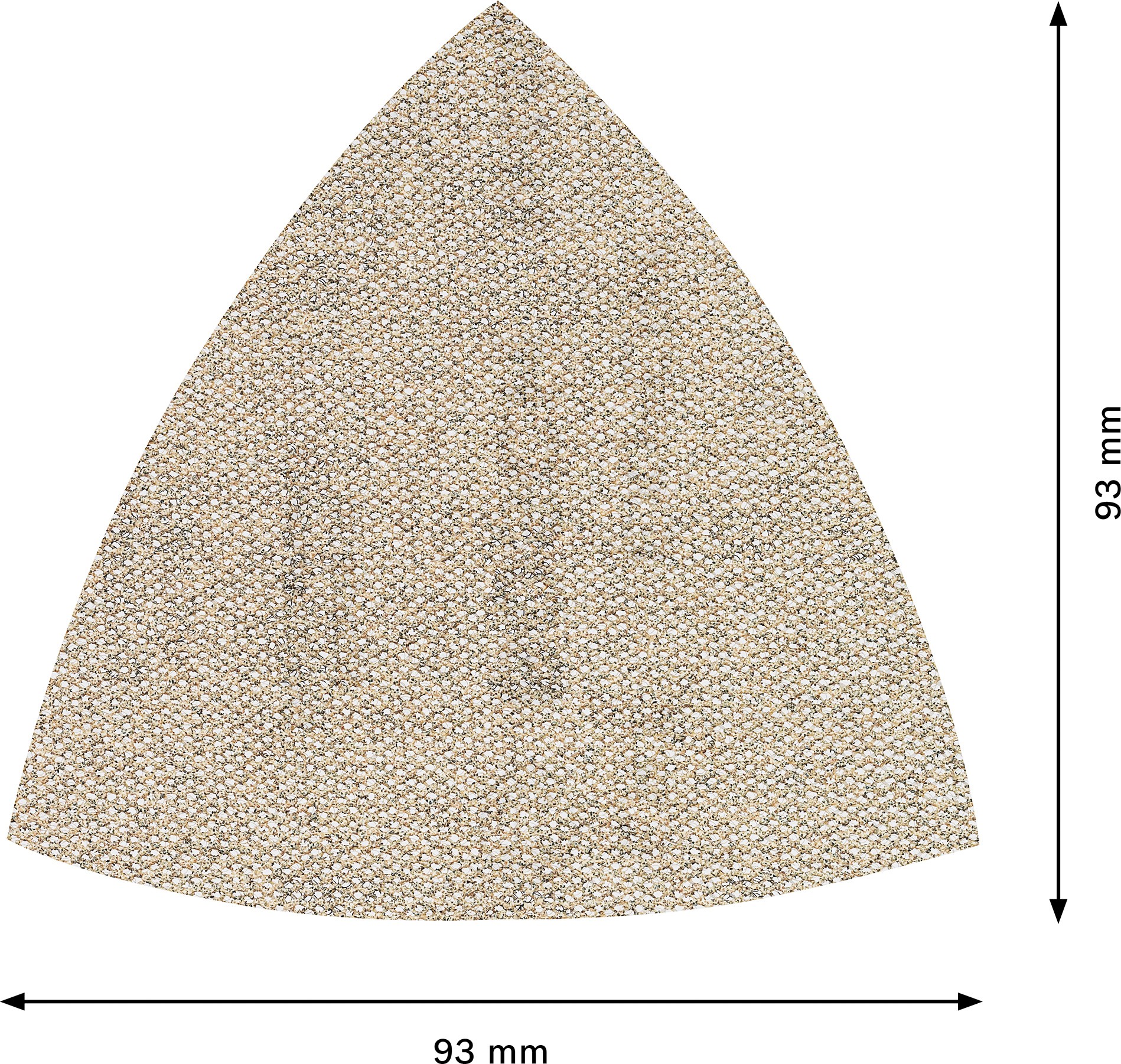 Malla de lija EXPERT M480 para lijadoras delta de 93 mm, G 120, 5 unidades