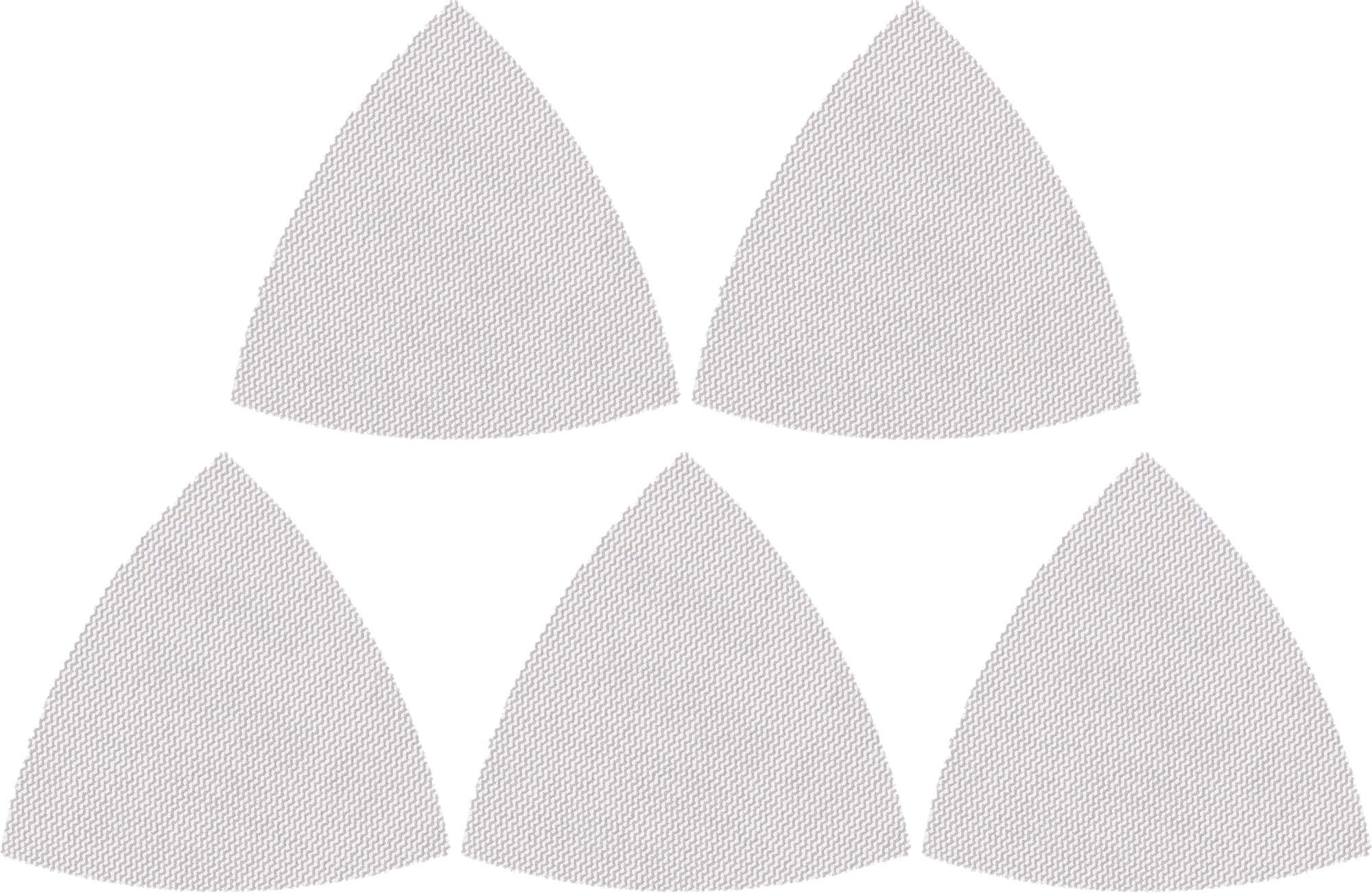 Malla de lija EXPERT M480 para lijadoras delta de 93 mm, G 80, 5 unidades